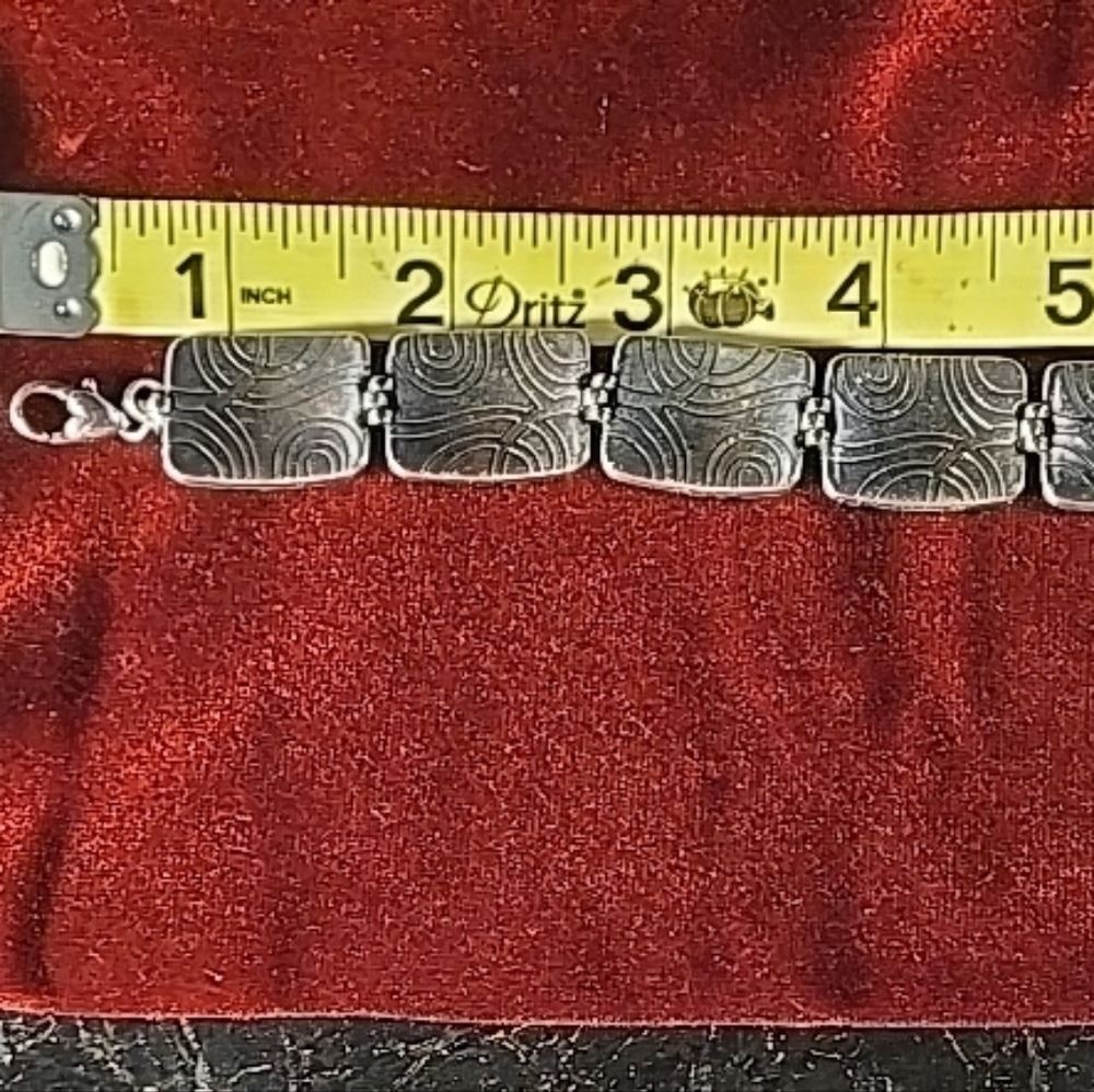 Brighton Elegant Silver Patterned Bracelet - image 4